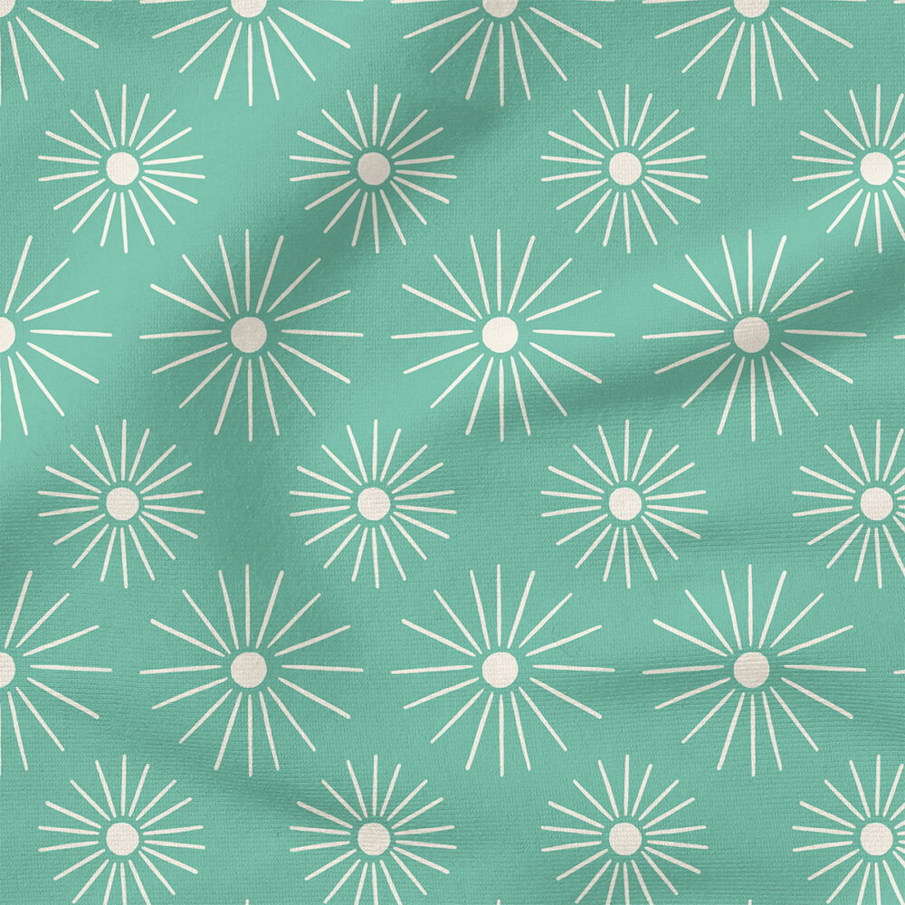 Retro Sunburst (Jade Green) | Summer