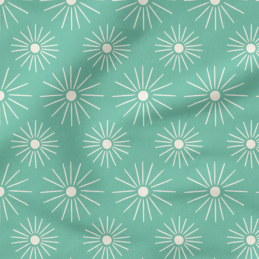 Retro Sunburst (Jade Green) | Summer