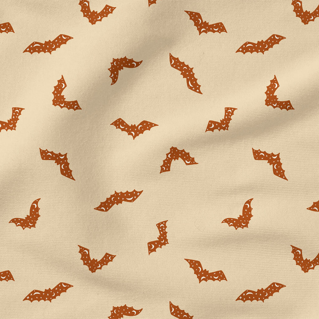 Bats (Light Beige and Rust) | Seasonal