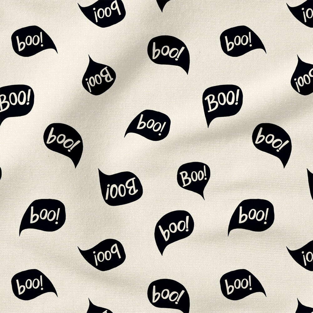 Boo (Cream and Black) | Seasonal