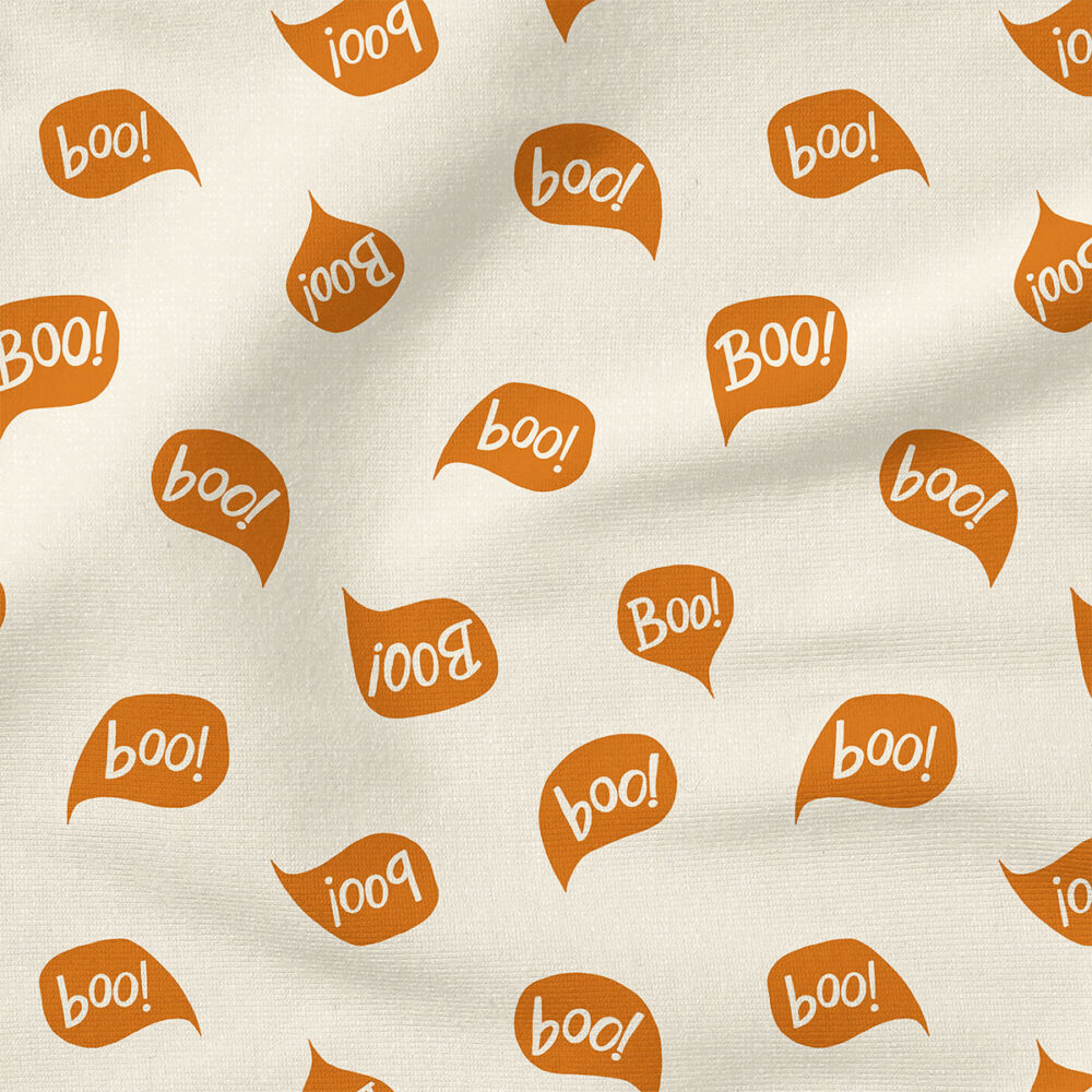 Boo (Cream and Halloween Orange) | Seasonal