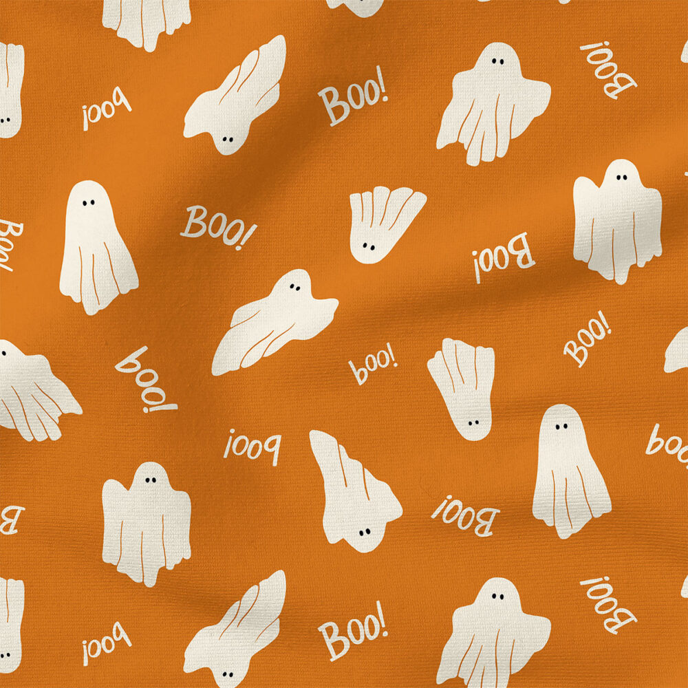 Boo Ghosts (Halloween Orange) | Seasonal