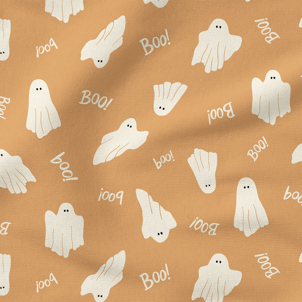 Boo Ghosts (Light Brown Clay) | Seasonal