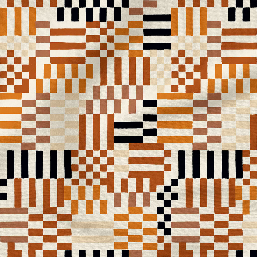 Checkery Checker (Multicolor Rust Red) | Seasonal