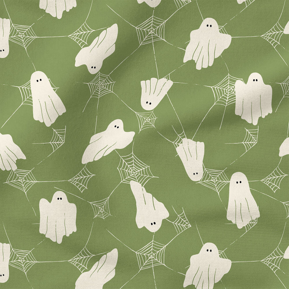 Ghosts and Webs (Green) | Seasonal