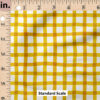 Ruler Scale for Wobbly Gingham (Dijon) by Erin Kendal