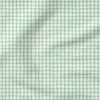 Wobbly Gingham (Milky Jade) | Stripes and Shapes Fabric Design | Erin Kendal