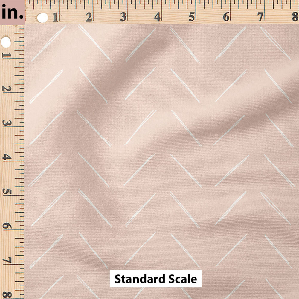 Ruler Scale for Chevron (Ballet Pink) by Erin Kendal