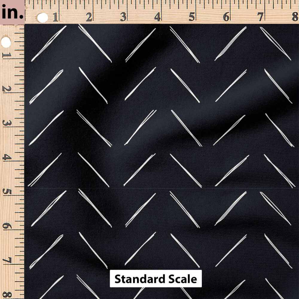 Ruler Scale for Chevron (Black) by Erin Kendal