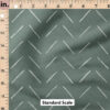 Ruler Scale for Chevron (Dark Duck Green) by Erin Kendal