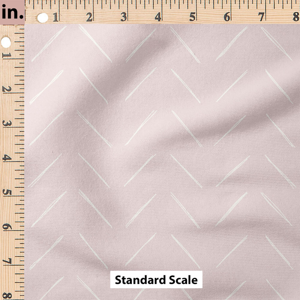 Ruler Scale for Chevron (Mauve Chalk) by Erin Kendal