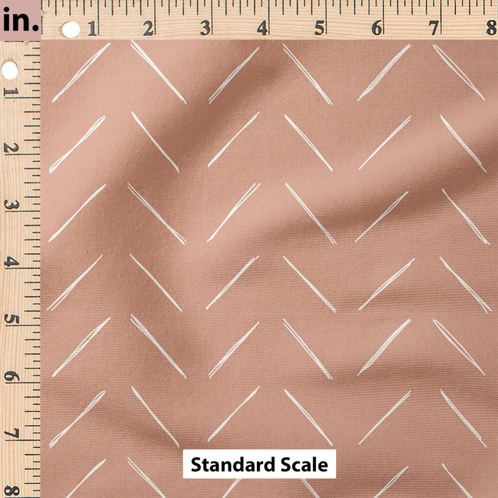 Ruler Scale for Chevron (Sienna) by Erin Kendal