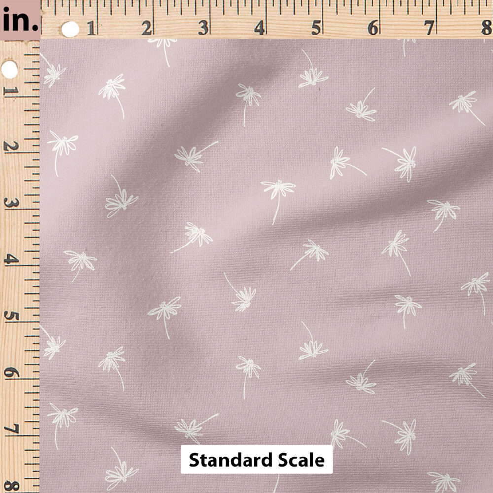 Ruler Scale for Ditsy Daisy (Burnished Lilac) by Erin Kendal