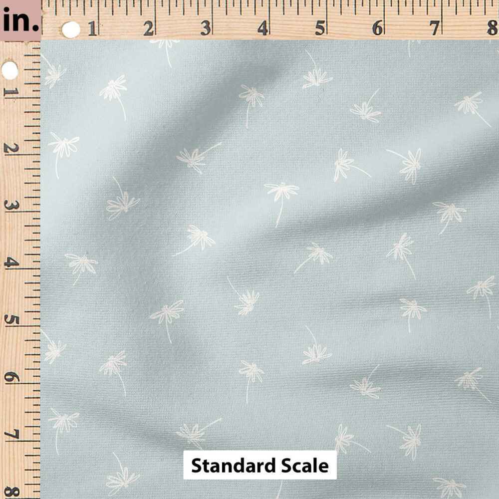 Ruler Scale for Ditsy Daisy (Light Misty Blue) by Erin Kendal