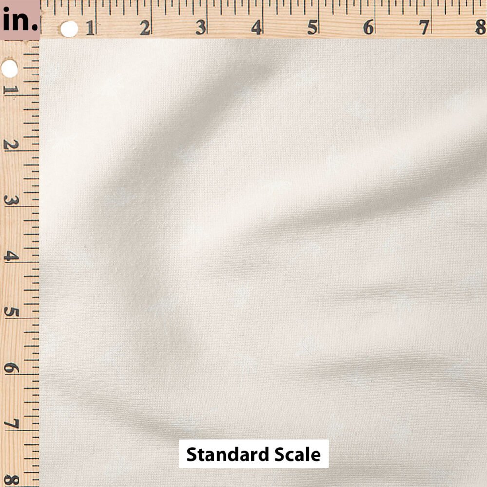 Ruler Scale for Ditsy Daisy (White on Off White Egret) by Erin Kendal