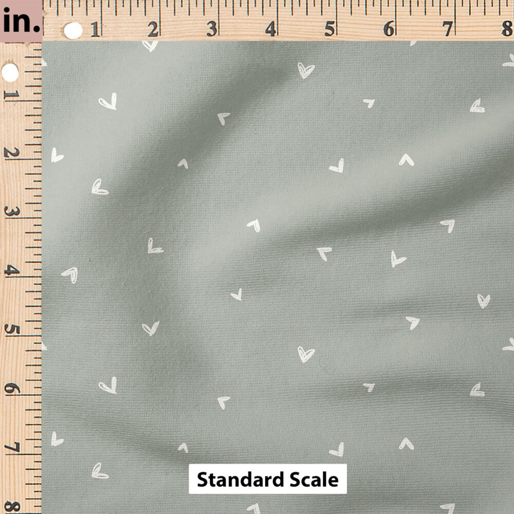 Ruler Scale for Hearts (Sage Green) by Erin Kendal