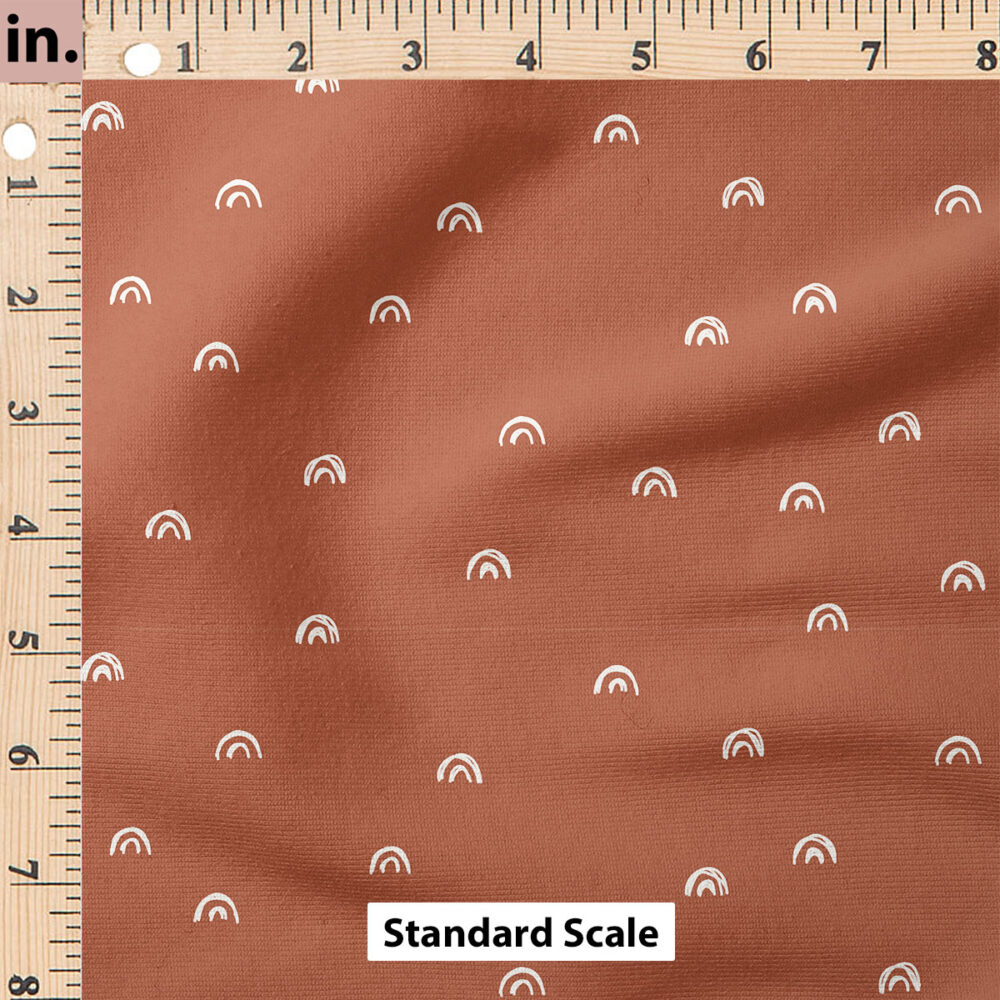 Ruler Scale for Rainbows (Rust Red) by Erin Kendal