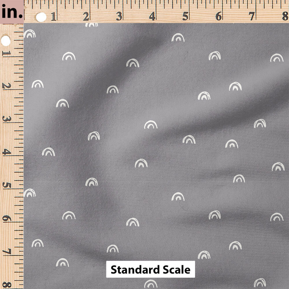 Ruler Scale for Rainbows (Silver Filigree Gray) by Erin Kendal