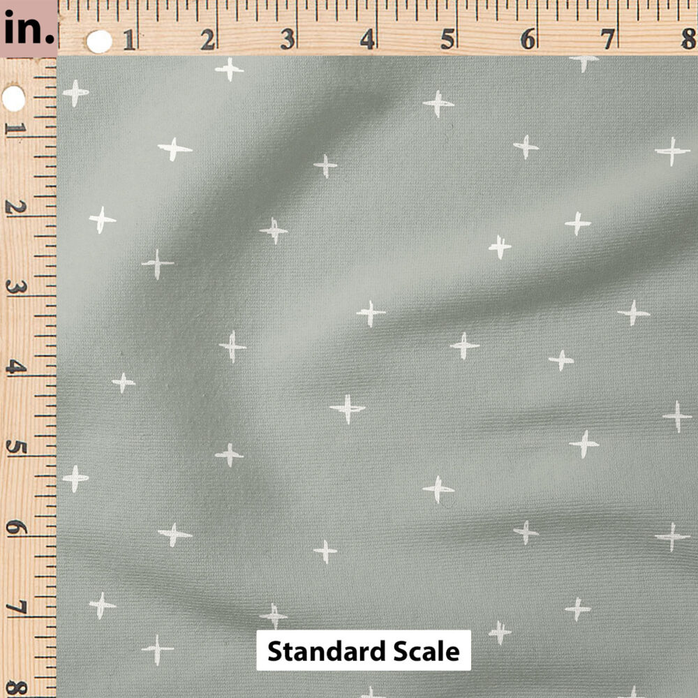 Ruler Scale for Swiss Crosses (Sage Green) by Erin Kendal