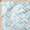 Ruler Scale for Chevron (Dusty Blue) by Erin Kendal