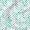 Chevron (Seafoam Green) | Stripes and Shapes Fabric Design | Erin Kendal