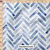 Ruler Scale for Painted Chevron (Indigo Blue) by Erin Kendal