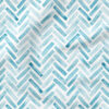 Painted Chevron (Light Blue) | Stripes and Shapes Fabric Design | Erin Kendal