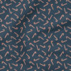 Candy Canes (Navy) | Christmas Fabric Design | Erin Kendal