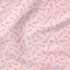 Candy Canes (Pink Floss) | Christmas Fabric Design | Erin Kendal