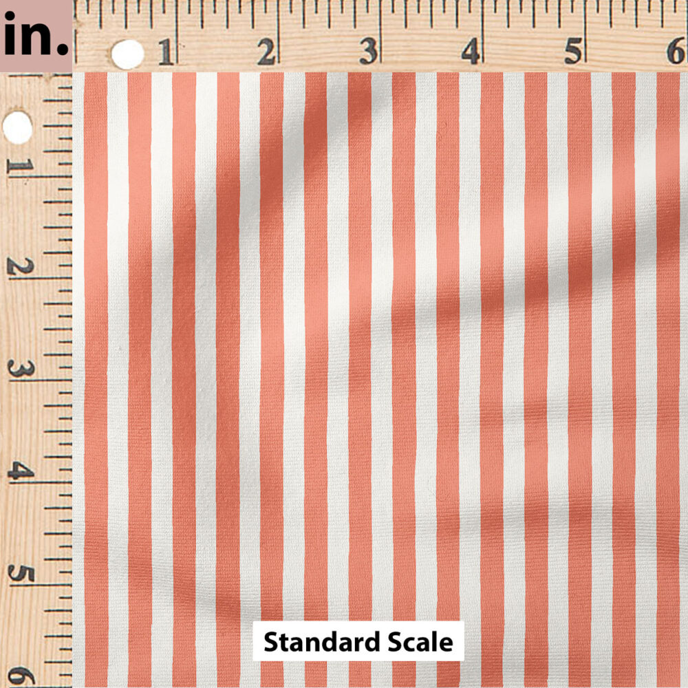 Ruler Scale for Candy Stripe (Berry Red) by Erin Kendal