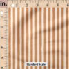 Ruler Scale for Candy Stripe (Burnt Caramel) by Erin Kendal