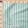 Ruler Scale for Candy Stripe (Mint Green) by Erin Kendal