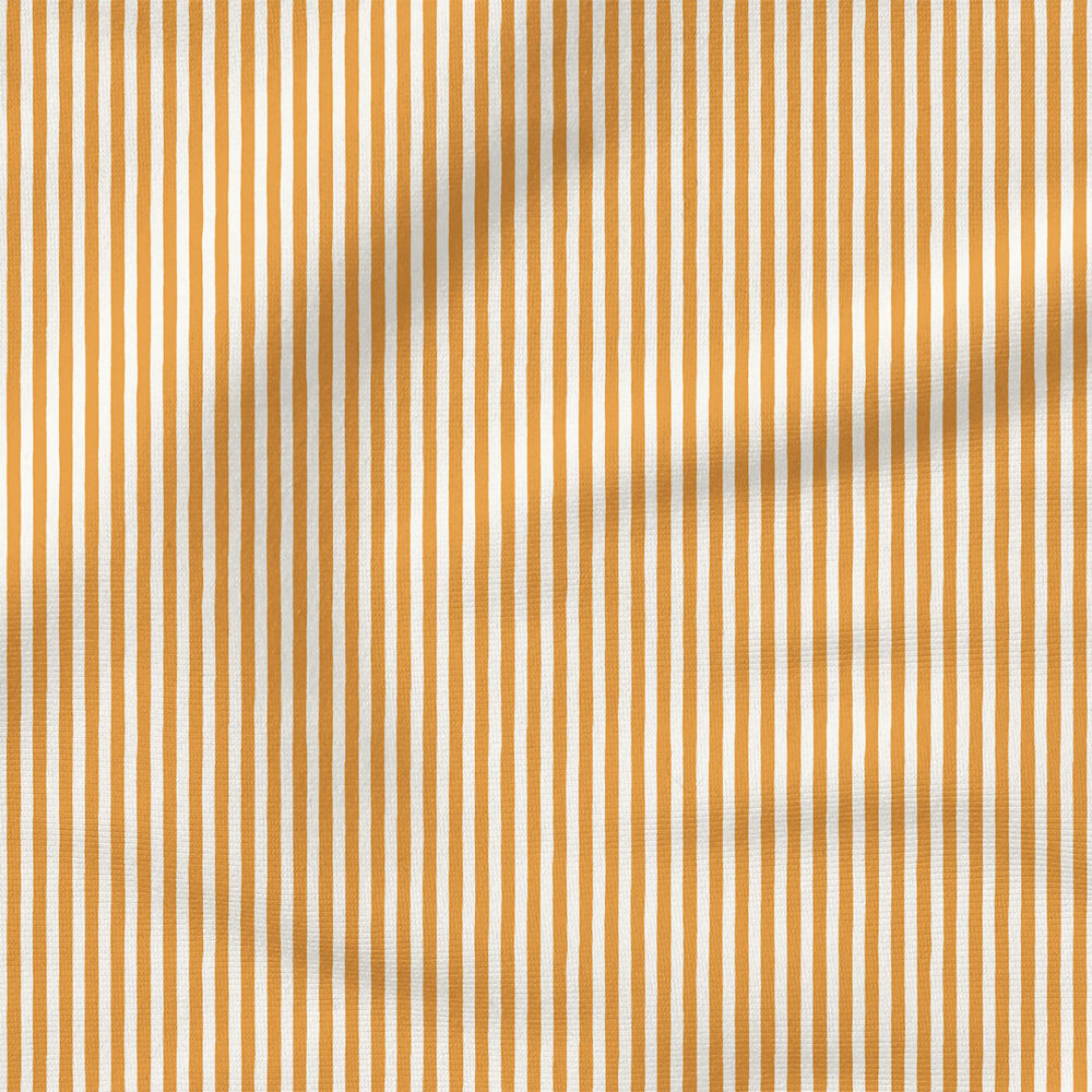 Candy Stripe (Warm Golden) | Stripes and Shapes Fabric Design | Erin Kendal