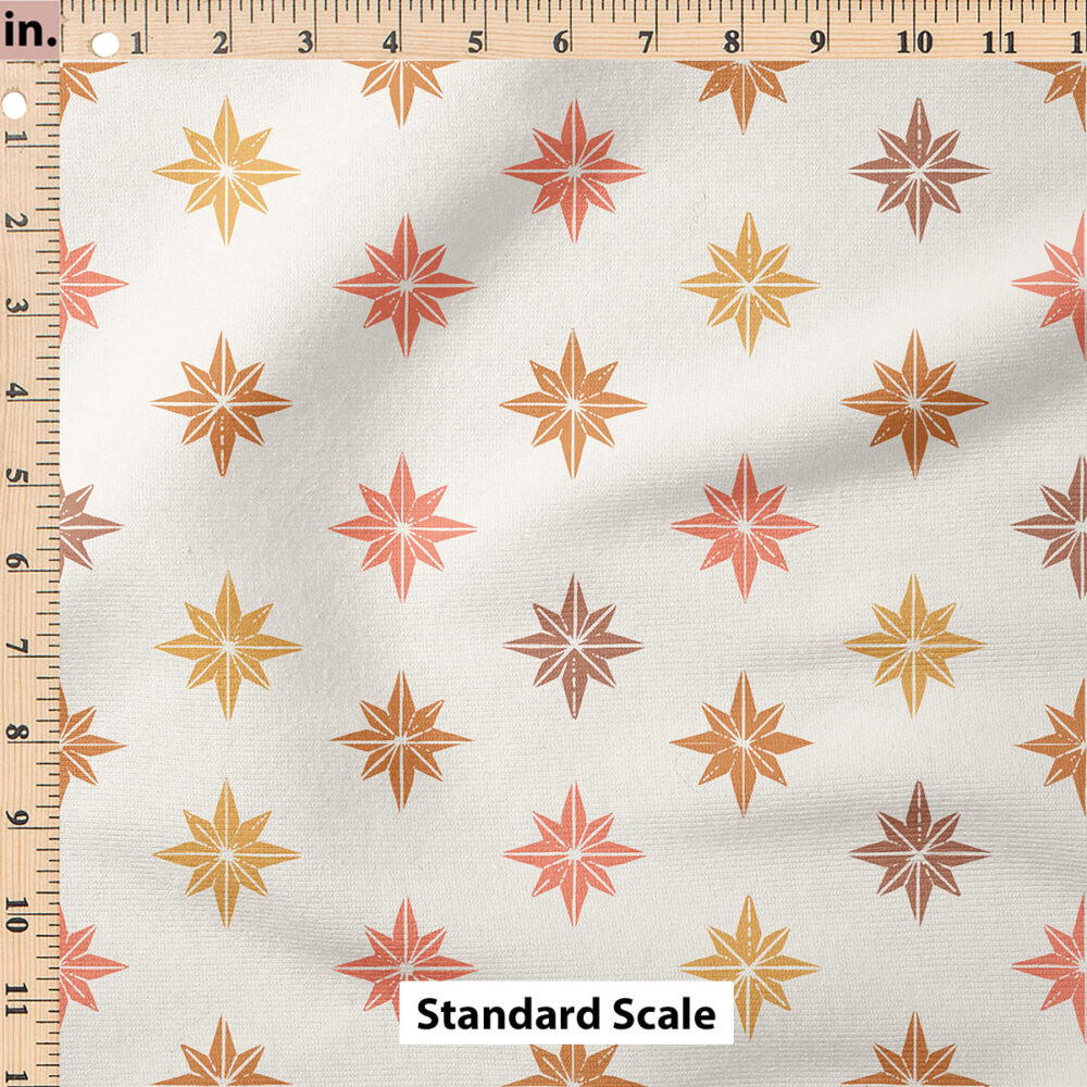 Ruler Scale for Christmas Star Tiles (Burnt Caramel) by Erin Kendal