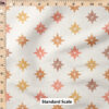 Ruler Scale for Christmas Star Tiles (Burnt Caramel) by Erin Kendal