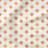 Christmas Star Tiles (Burnt Caramel) | Stripes and Shapes Fabric Design | Erin Kendal