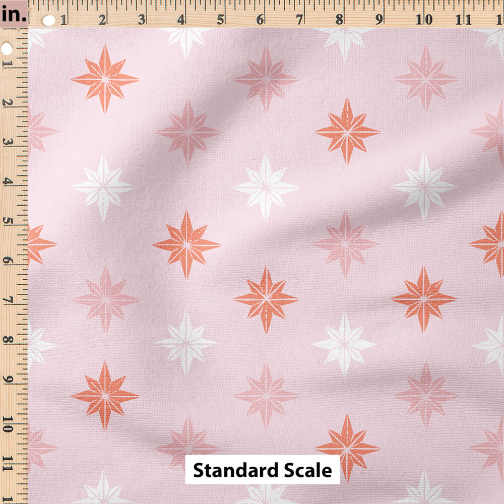 Ruler Scale for Christmas Star Tiles (Pink Floss) by Erin Kendal