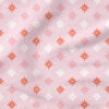 Christmas Star Tiles (Pink Floss) | Stripes and Shapes Fabric Design | Erin Kendal