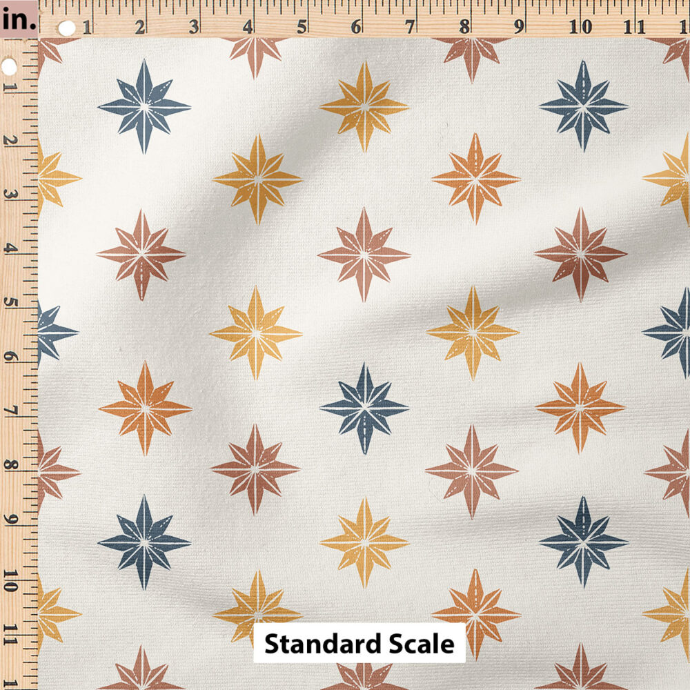 Ruler Scale for Christmas Star Tiles (Warm Chai) by Erin Kendal