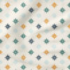 Christmas Star Tiles (Winter Blue) | Stripes and Shapes Fabric Design | Erin Kendal