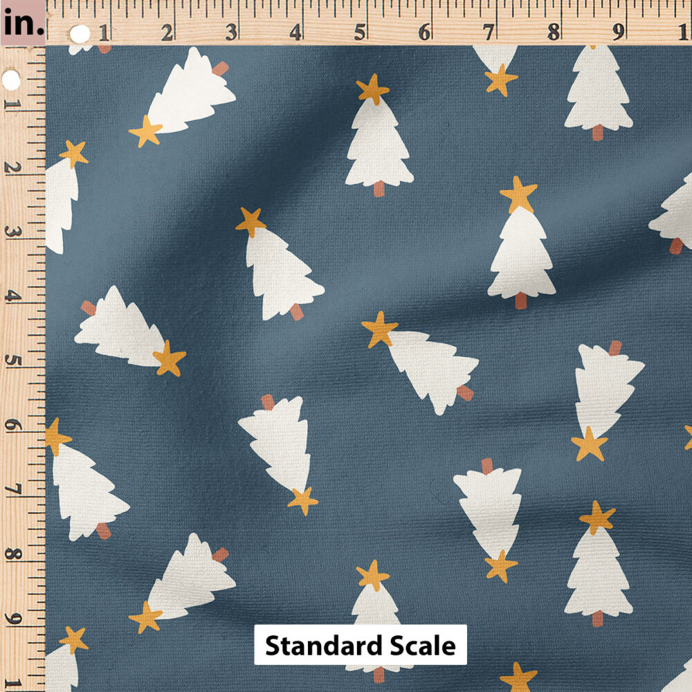 Ruler Scale for Christmas Trees (Navy) by Erin Kendal