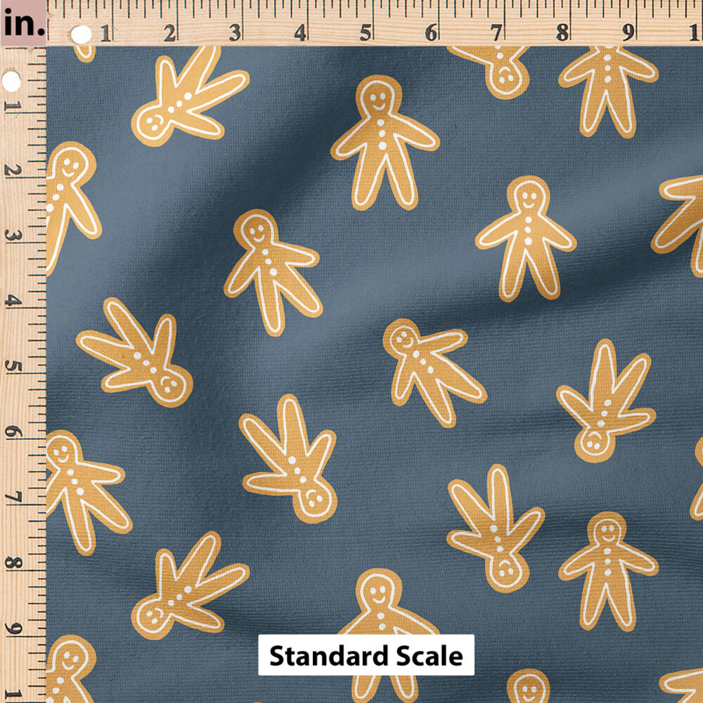 Ruler Scale for Gingerbread Men (Navy) by Erin Kendal