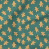 Gingerbread Men (Pine Green) | Christmas Fabric Design | Erin Kendal