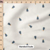 Ruler Scale for Mini Christmas Trees (Navy on Cream) by Erin Kendal