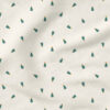 Mini Christmas Trees (Pine Green on Cream) | Christmas Fabric Design | Erin Kendal