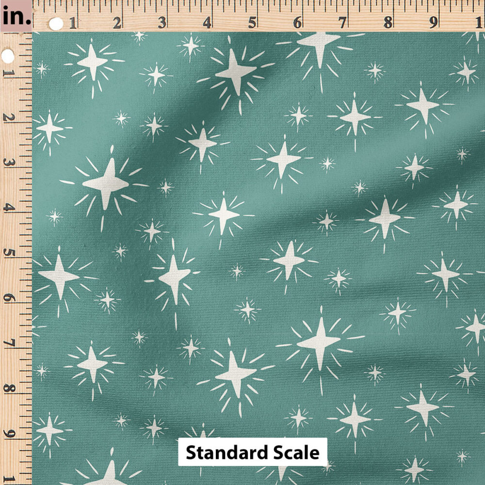 Ruler Scale for Sparkle Stars (Pine Green) by Erin Kendal