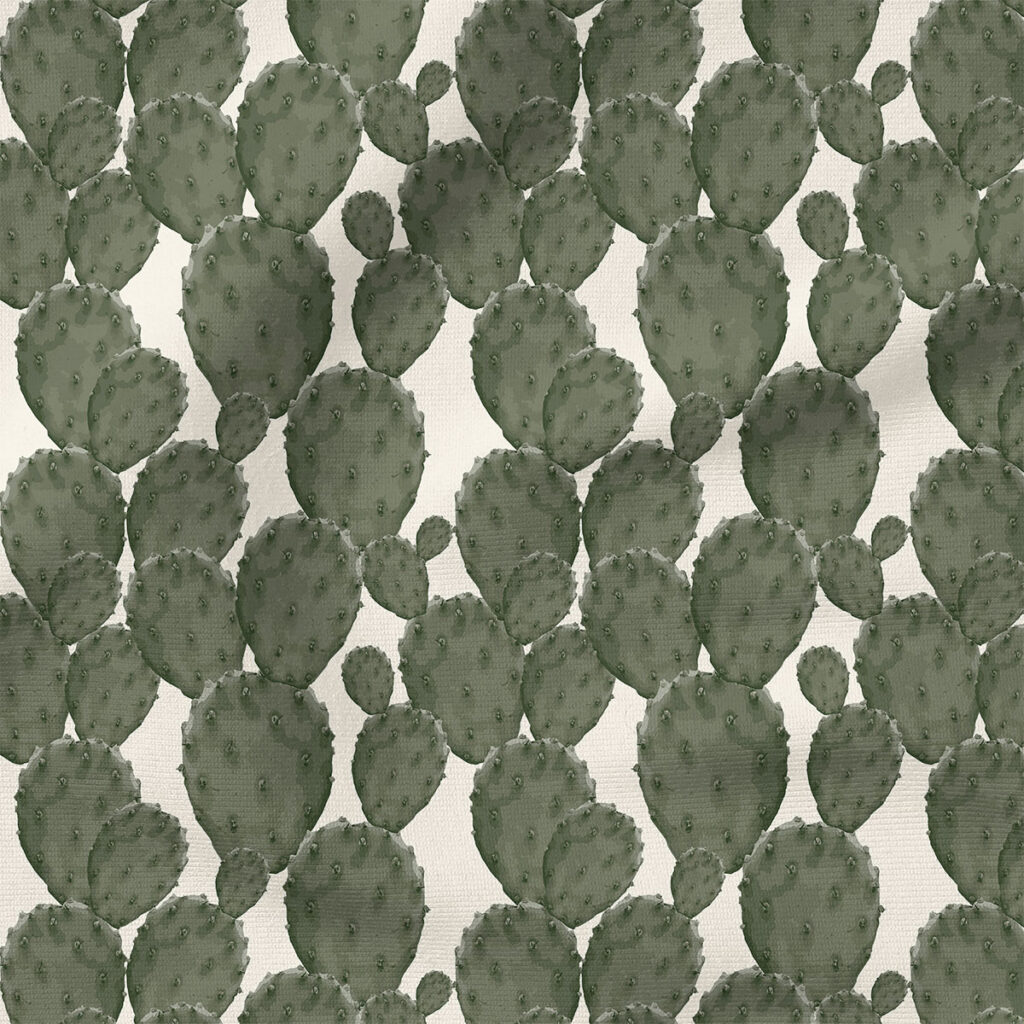 Cactus | Botanical Fabric Design | Indy Bloom Design