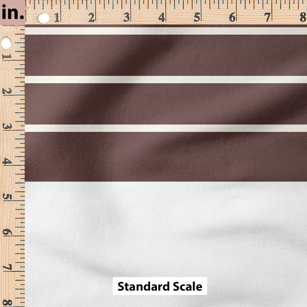 Ruler Scale for Maroon Stripe by Indy Bloom Design