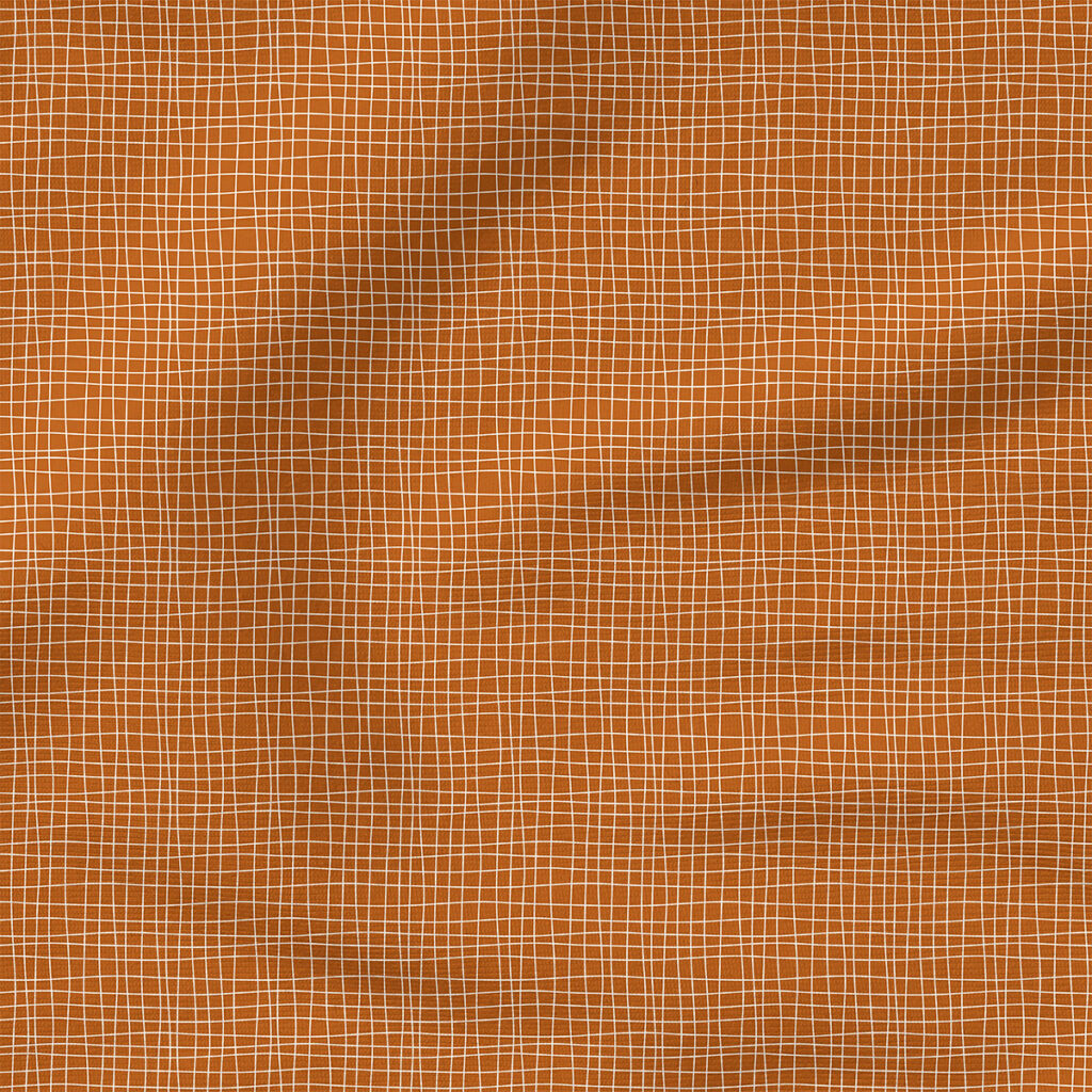 Woven (Copper) | Stripes and Shapes Fabric Design | Indy Bloom Design