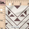 Ruler Scale for Aztec (Maroon) by Indy Bloom Design